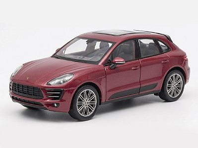 Porsche Macan Turbo 1:24 Welly Vermelho