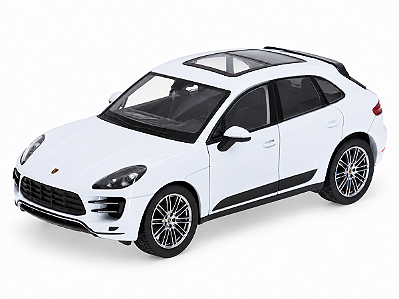 Porsche Macan Turbo 1:24 Welly Branco