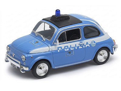 Fiat Nuova 500 1:24 Welly Azul