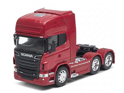 Scania R 730 V8 (6X4) 1:32 Welly Vermelho
