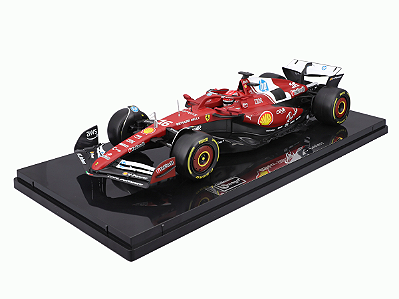 Fórmula 1 Scuderia Ferrari SF25 Leclerc 2025 1:18 Bburago c/ Display