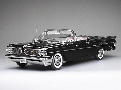 Pontiac Bonneville Open Convertible 1959 1:18 Sunstar Preto