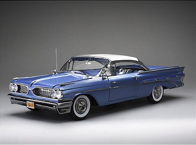 Pontiac Bonneville Hardtop 1959 1:18 Sunstar Azul