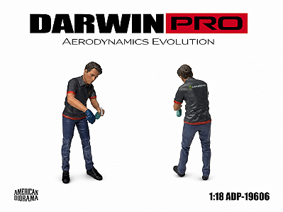 *** PRÉ-VENDA *** Figura DarwinPro x Teckwrap 1:18 American Diorama PV12943