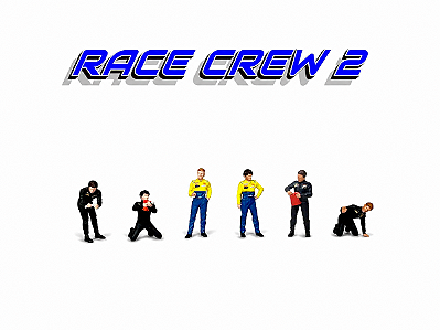 *** PRÉ-VENDA *** Race Crew II Figure Set 1:64 American Diorama PV12943
