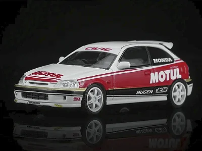 *** PRÉ-VENDA *** Honda Civic Type R (EK9) Motul 1:64 MOTORHELIX PV12943