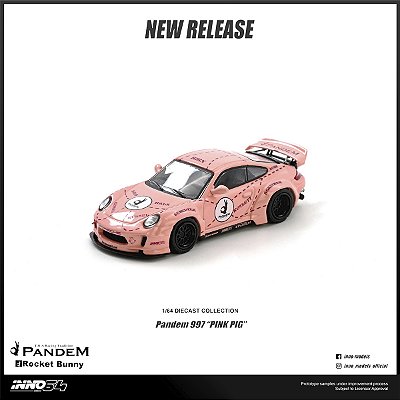 *** PRÉ-VENDA *** Pandem 997 PINK PIG 1:64 INNO64 PV12943