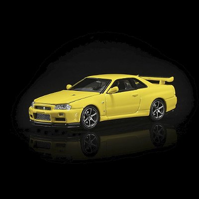 *** PRÉ-VENDA *** Nissan Skyline GT-R (R34) V-Spec II Exclusivo Beijing Wanli Wangfujing 1:64 MOTORHELIX PV13007