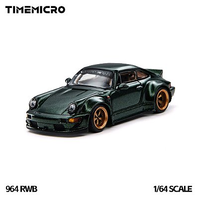*** PRÉ-VENDA *** 964 RWB 1:64 TimeMicro Verde PV13007