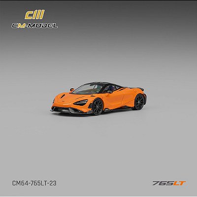 *** PRÉ-VENDA *** McLaren 765LT 1:64 CM Model Laranja PV13007