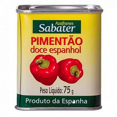 Pimentão Doce Espanhol Sabater 75g