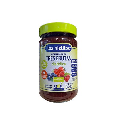 Geleia de Frutas Vermelhas Sem Açúcar 340g Los Nietitos