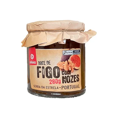 Geleia De Figo Com Nozes - 280g - Quinta De Jugais