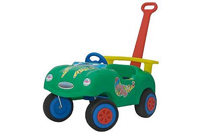 Carrinho Empurrador Bebe Speed Car - Alpha Brinquedos
