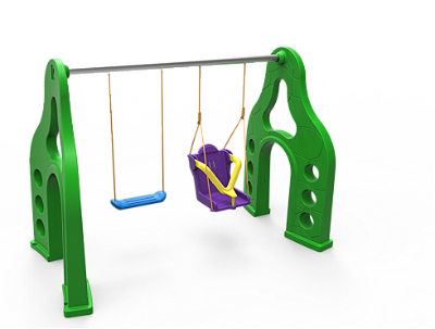 Balanço Duplo Com Cadeira Acessivel
