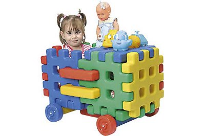 Monte Play Carro Baú - Alpha Brinquedos