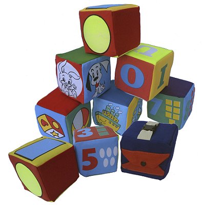 Kit Cubinho Com 10 Peças