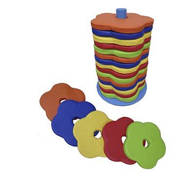 Kit Almofada Flor Com Suporte Com 15 Almofadas