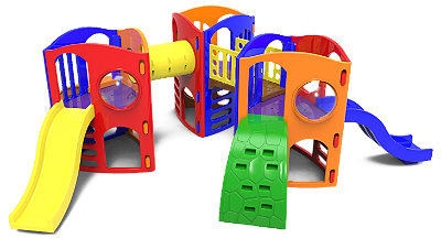 Playground Big Star III Com Ponte E Escorregador Tubular