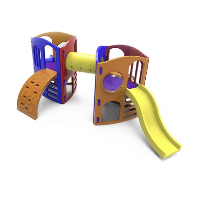 Playground Big Star II Com Escorregador Tubo