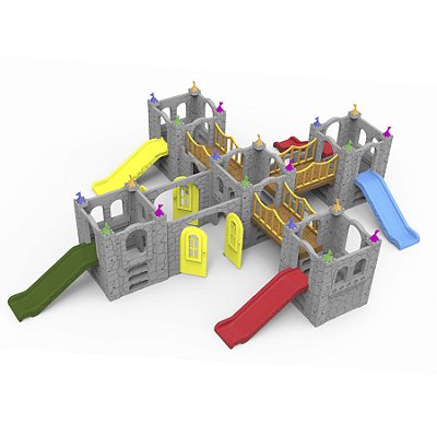 Playground Castelo Clubinho Minore I - Com Cinco Torres