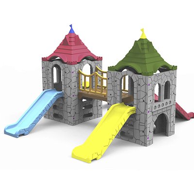 Playground Castelo Minore Master Com Telhado