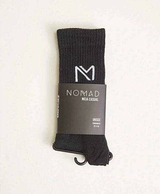 MEIA CASUAL PRETA NOMAD