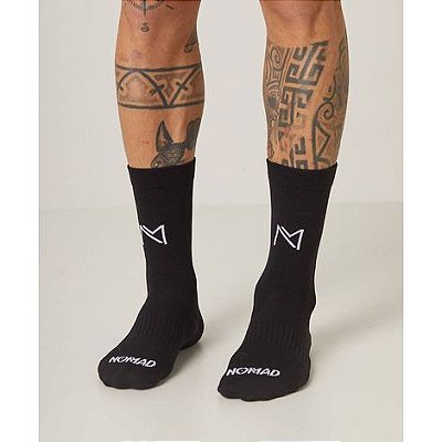 MEIA NOMAD PARA CICLISMO PRETA
