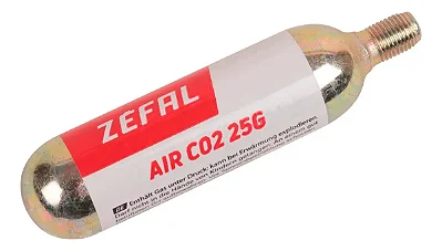 Cartucho CO2 Zefal 25g com Rosca
