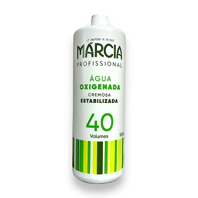 Água Oxigenada 40 Volume Marcia cremosa 900ml