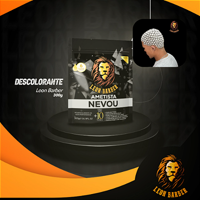 Pó Descolorante AMETISTA 10 tons 300G - Leon Barber