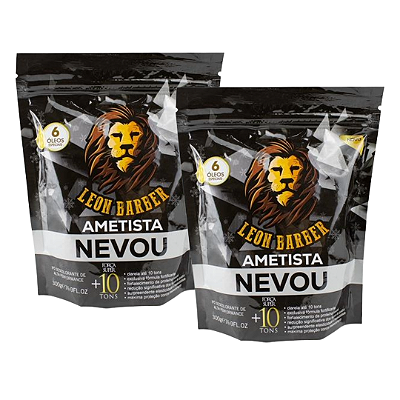 kit 2 und Pó Descolorante AMETISTA 300G - LEON BARBER