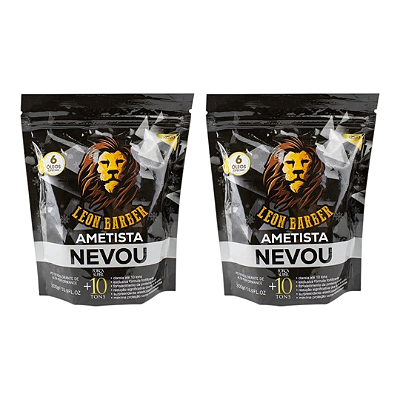 KIT Pó Descolorante AMETISTA 300G - LEON BARBER (2 unidades)