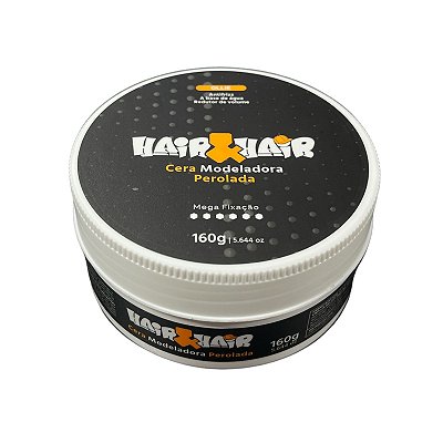 Gel Cera Perolada Cabelo Redutor de volume Antifrizz Hair & Hair 160g