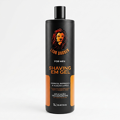 Shaving Gel para Barbear 1 litro Leon Barber