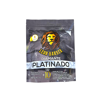 Pó Descolorante PLATINADO 300G - LEON BARBER