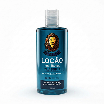 Loção Pós Barba Clássica Men Care Leon Barber 500ml