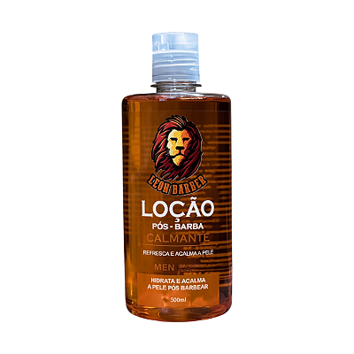 Loção Pós Barba Calmante Men Care Leon Barber 500ml