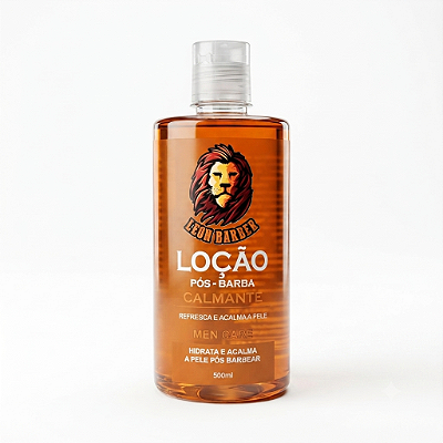 Loção Pós Barba Calmante Men Care Leon Barber 500ml
