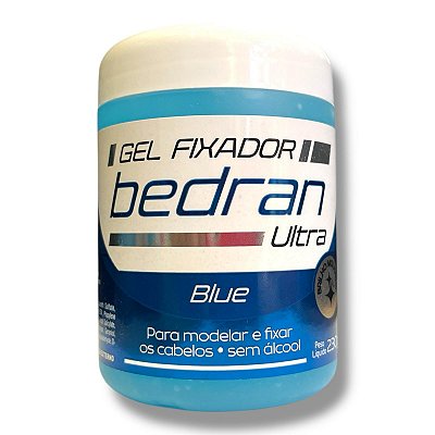 Gel Fixador sem álcool para cabelo Bedran Blue Pink Green Refresh Styllus 230g