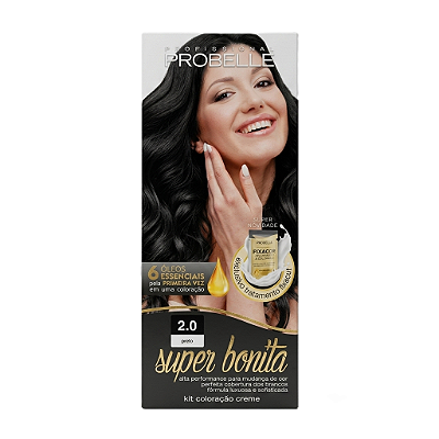 Coloração Super Bonita 2.0 - Preto Probelle probelle