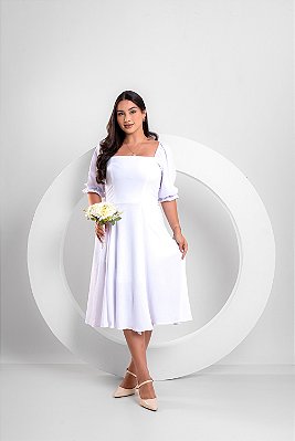 Vestido Heloisa - Branco