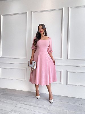 Vestido Heloisa - Rosê Seco