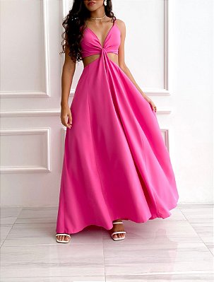 Vestido Mara - Rosa Chiclê