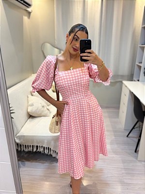 Vestido Heloisa - Xadrez