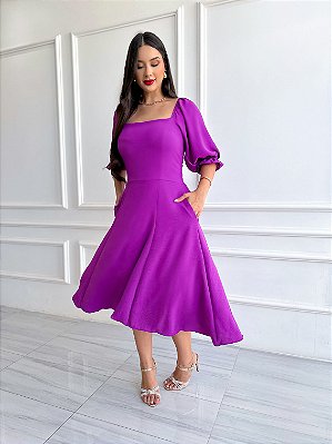 Vestido Heloisa - Dáhlia