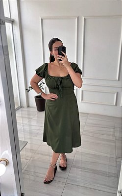 Vestido Bianca - Militar