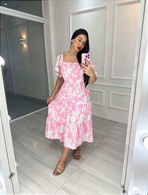 Vestido Midi Tereza - Floral