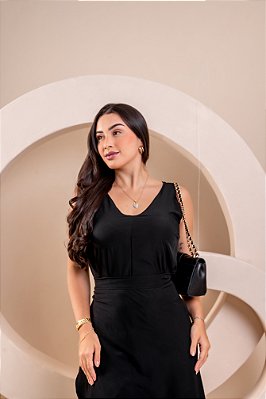 Regata Cecília - Preto