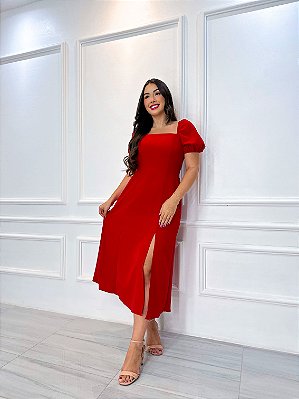 Vestido Odete - Vermelho